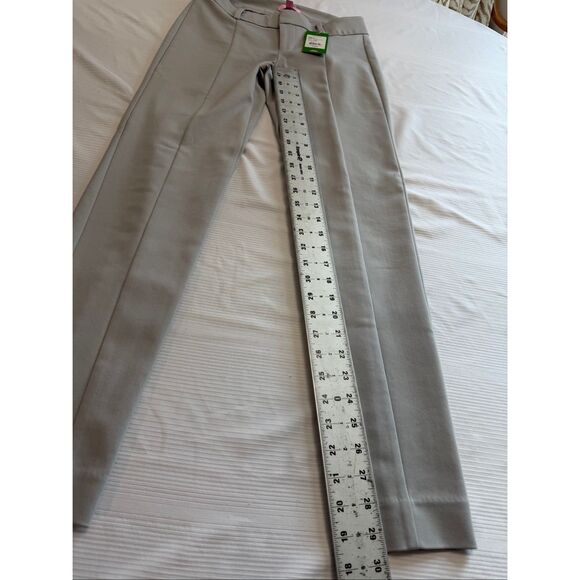 NWT Lilly Pulitzer Chantal Stretch Dinner Pant Palm Beach Grey Size 0 New - Picture 4 of 10